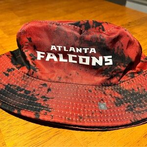 Atlanta Falcons Red and Black Bucket Hat